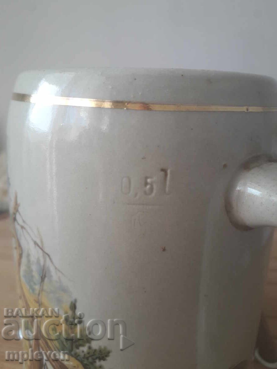 Hunting beer mug with deer - 6