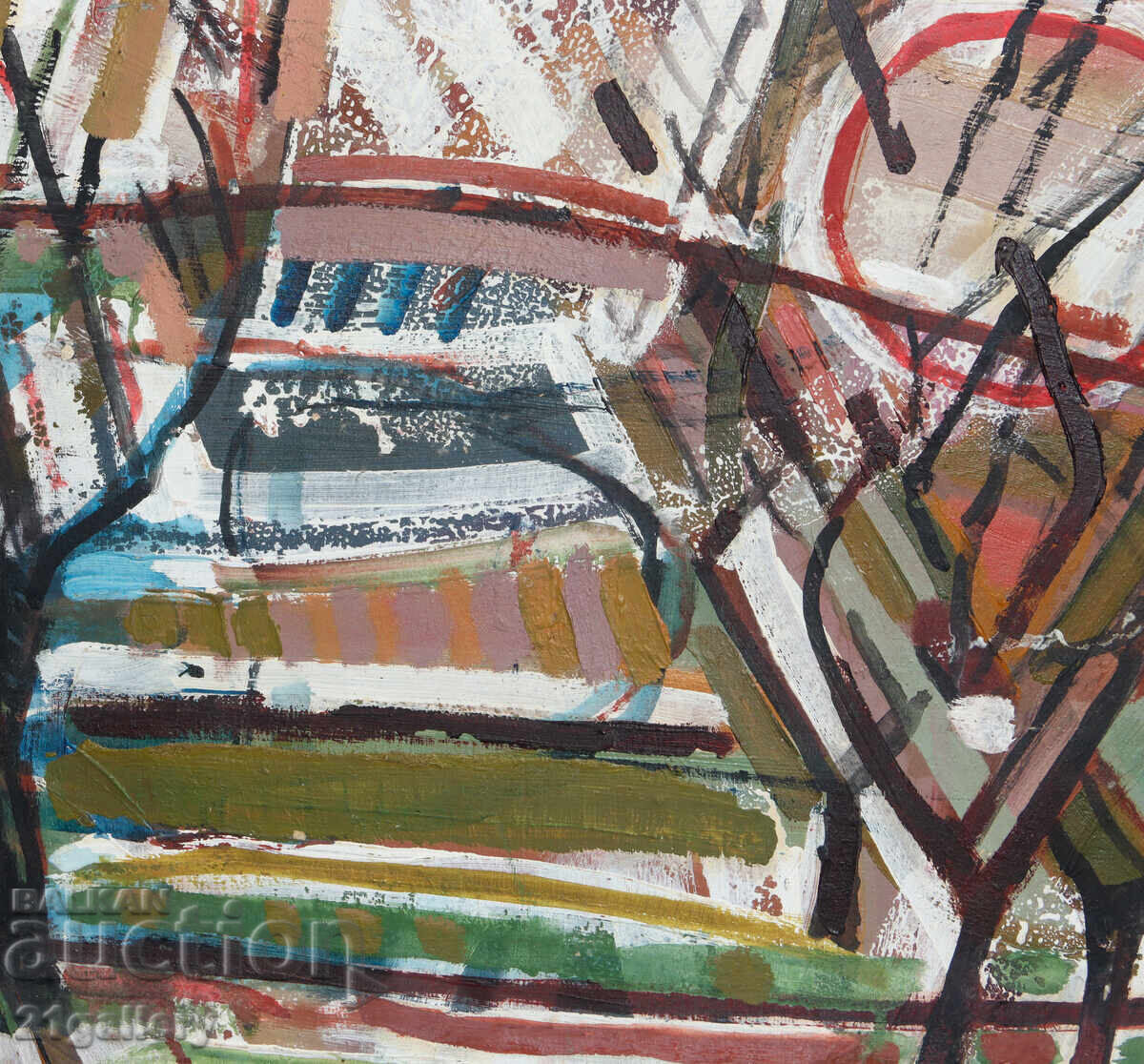 Panayot Apostolov Oil Paints Abstract Landscape - 5 Panayot Apostolov Oil Paints Abstract Landscape - 5