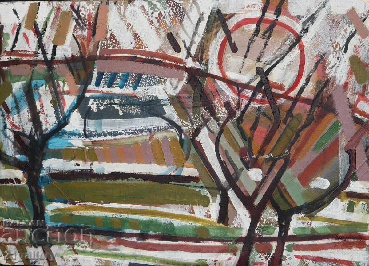 Panayot Apostolov Oil Paints Abstract Landscape Panayot Apostolov Oil Paints Abstract Landscape