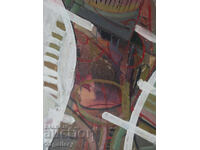 Panayot Apostolov Oil Paints Abstract Composition 1985