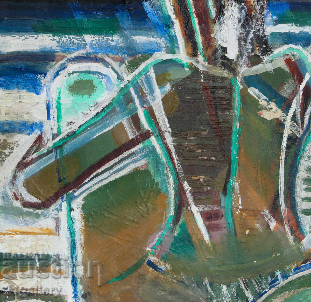 Panayot Apostolov Oil Paints Abstract Portrait - 5 Panayot Apostolov Oil Paints Abstract Portrait - 5