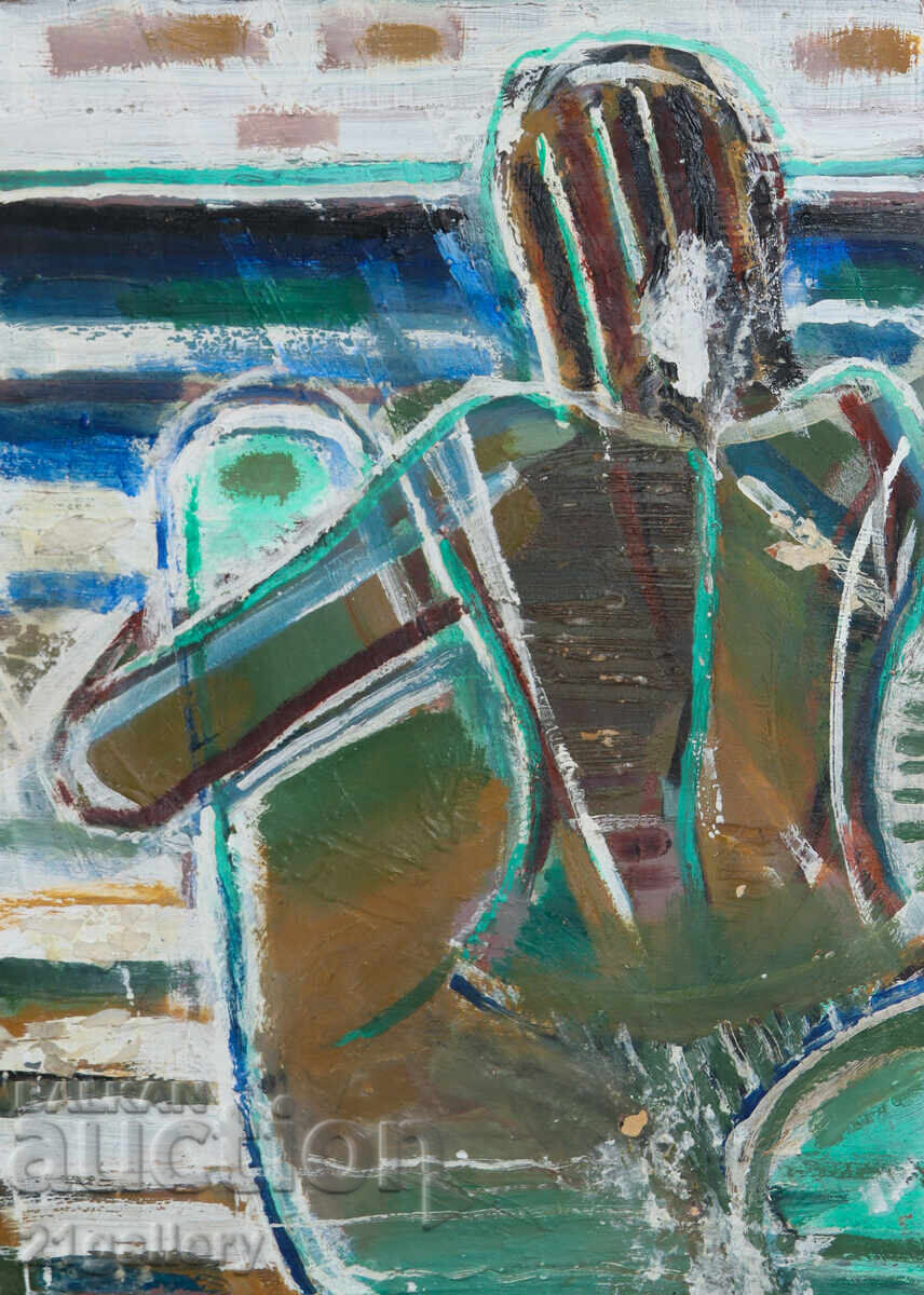 Panayot Apostolov Oil Paints Abstract Portrait Panayot Apostolov Oil Paints Abstract Portrait