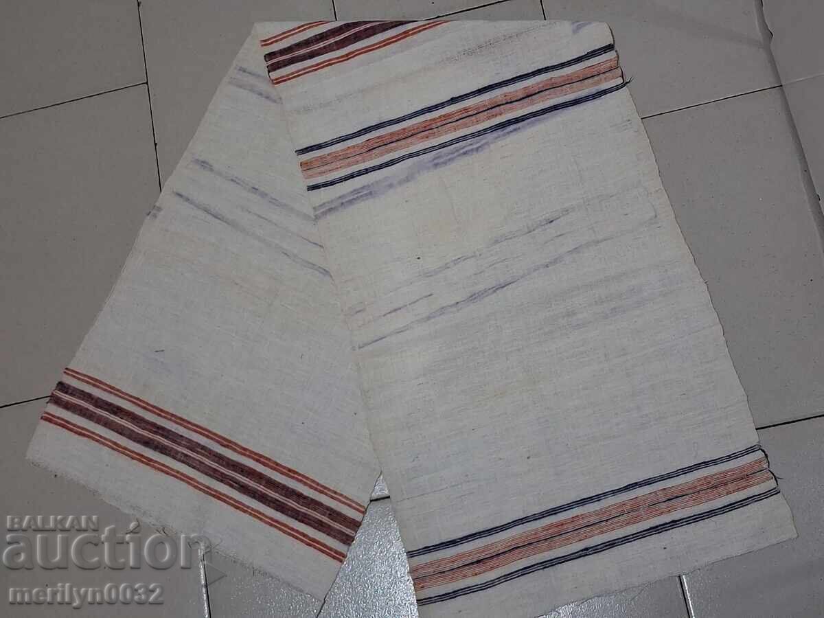 Old hand woven cloth kenar embroidery