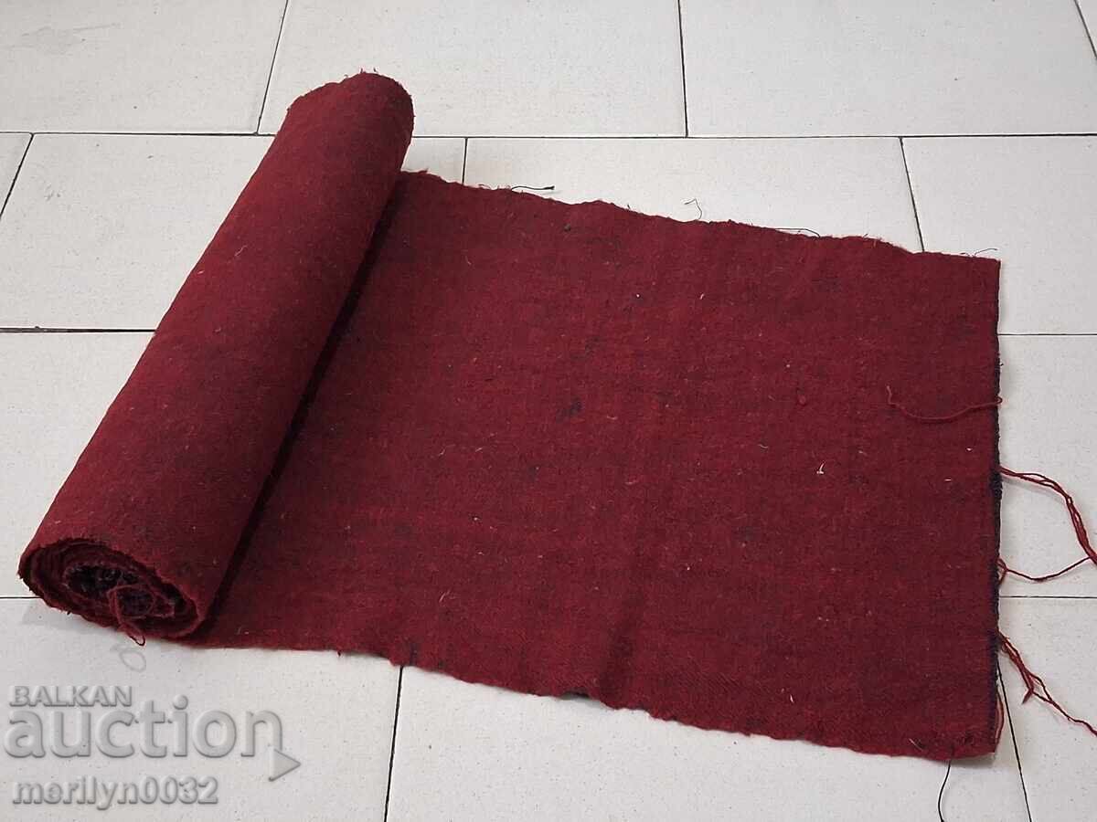 Χειροποίητη μάλλινη ζώνη αναγέννησης από παραδοσιακή φορεσιά