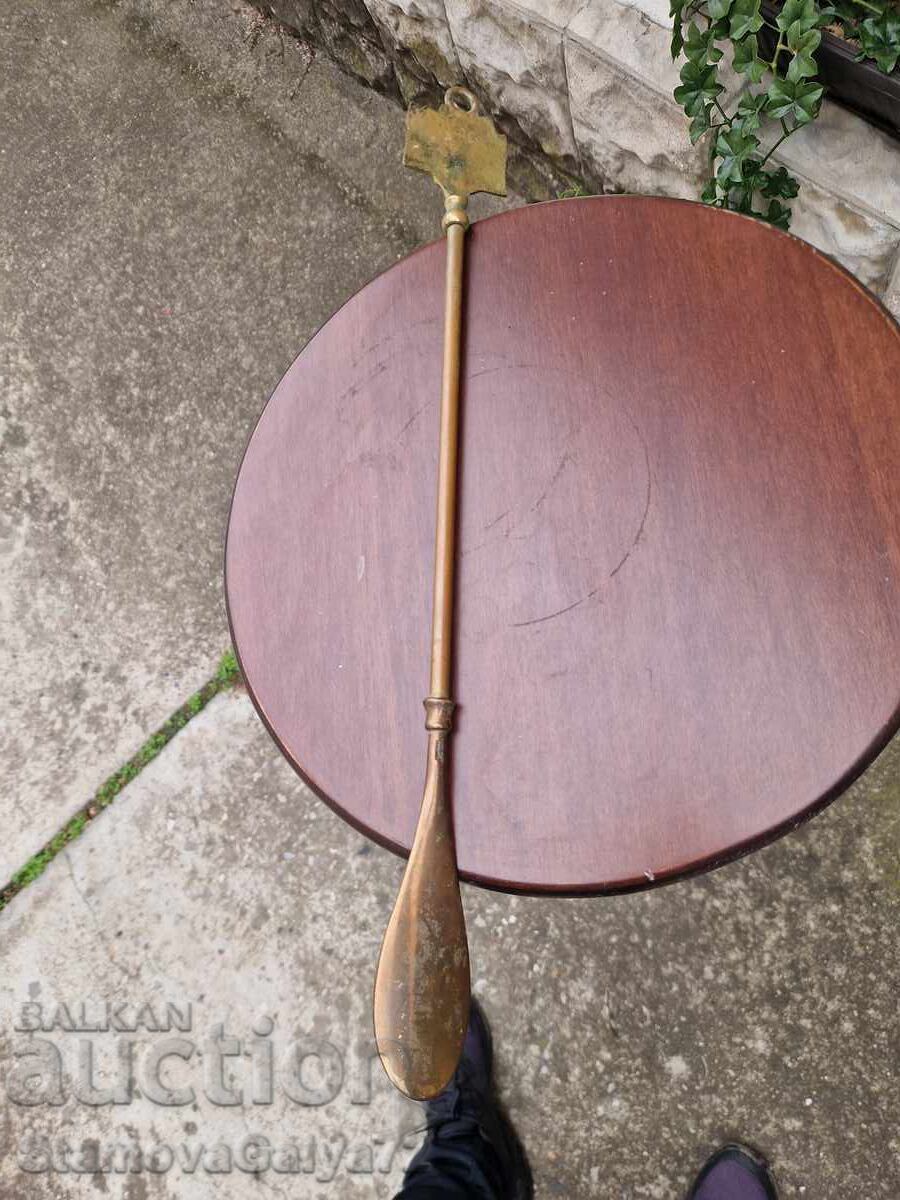 Αντίκα αγγλικός μπρούτζινος παπουτσής - 6 Αντίκα αγγλικός μπρούτζινος παπουτσής - 6