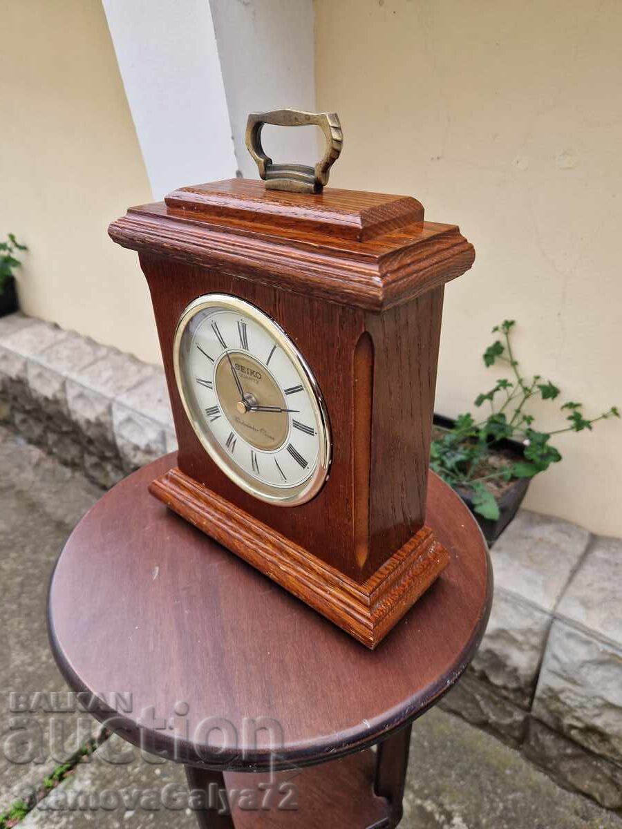 Рядък антикварен колекционерски настолен часовник Seiko - 5