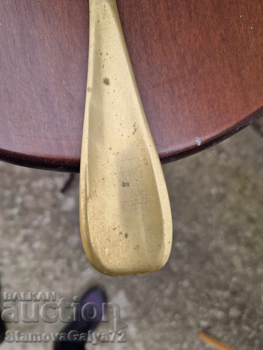 Αγγλική αντικέ μπρούτζινη παπουτσοθήκη - 5 Αγγλική αντικέ μπρούτζινη παπουτσοθήκη - 5