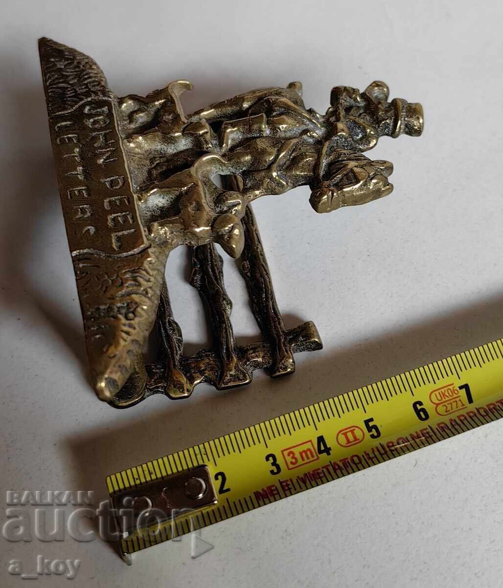 Auction  Massive Metal Napkin Holder