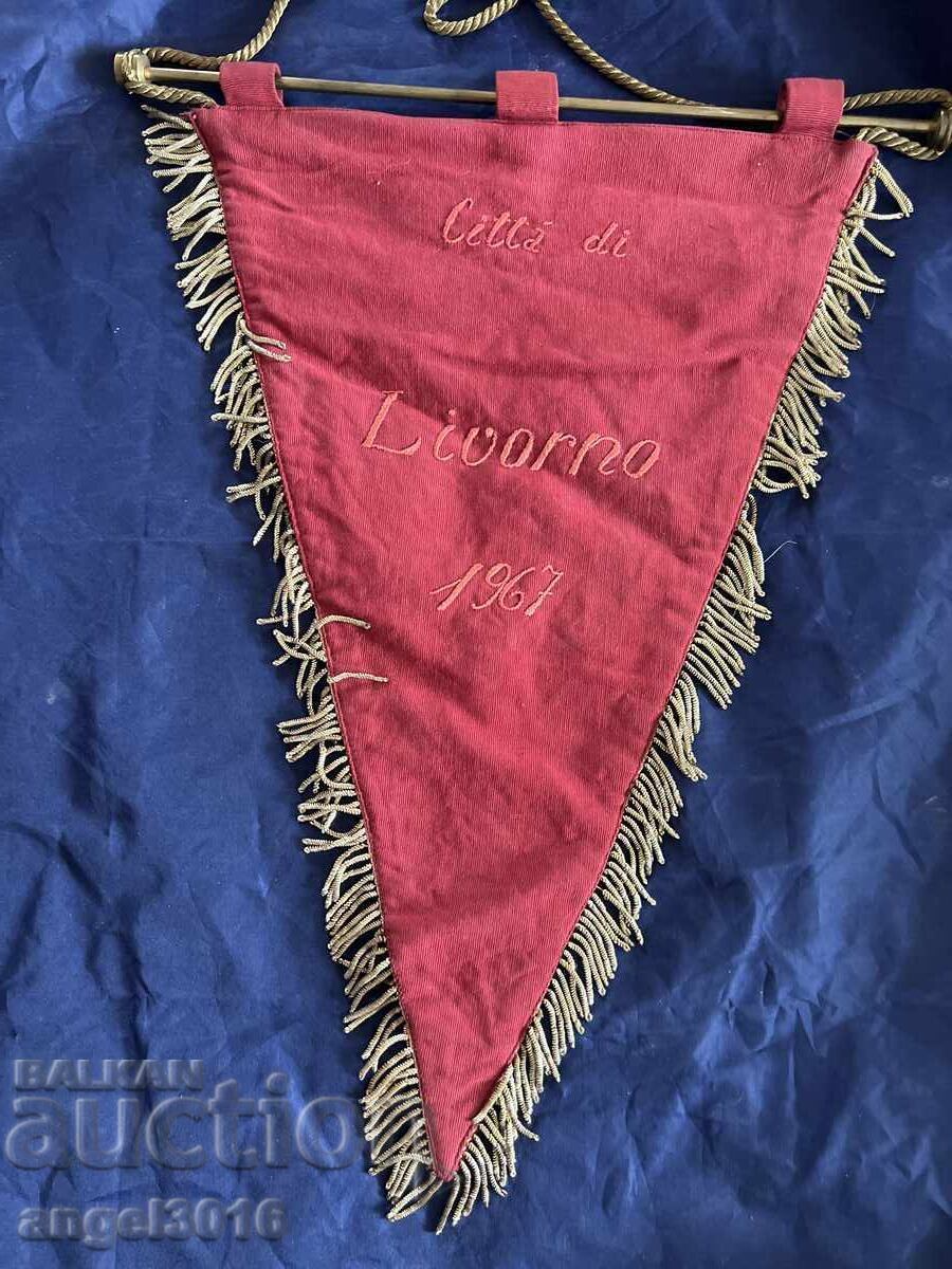 Livorno City 1967 Old Sporting Flag Livorno with price 77.00 BGN | € 39.37