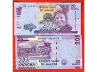 MALAWI - 20 Kwacha - issue 2016 - NEW UNC