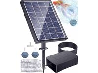 Pompă solară de aer, pentru acvarii, piscine și lacuri