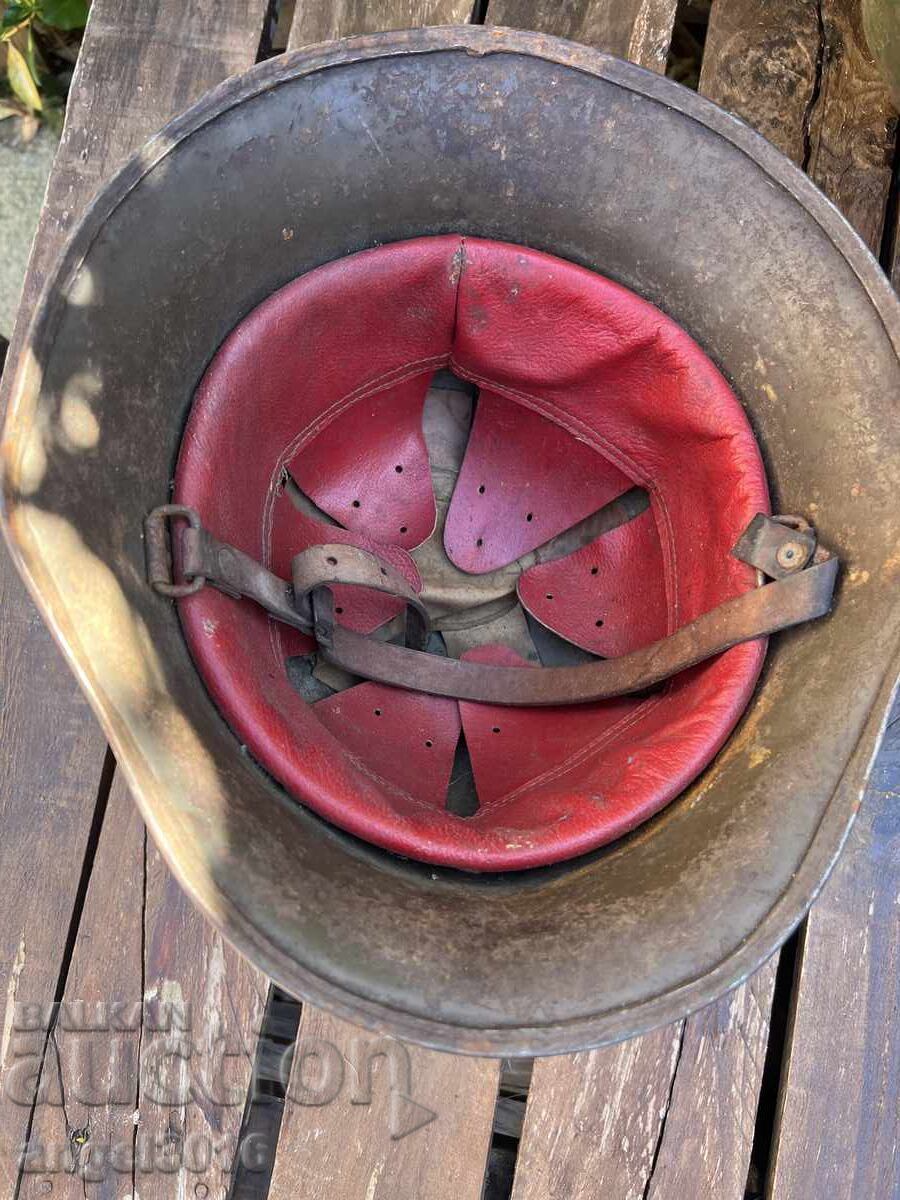 Delivery of RARE WWII Bulgarian -BG CAMO HELMET M36 Rolled Edge