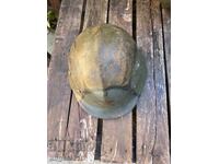 RARĂ Cască Camuflaj Bulgară - BG WWII M36 Margine Rulată