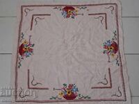 Cec brodat vechi, fata de masa, milo, broderie bulgara