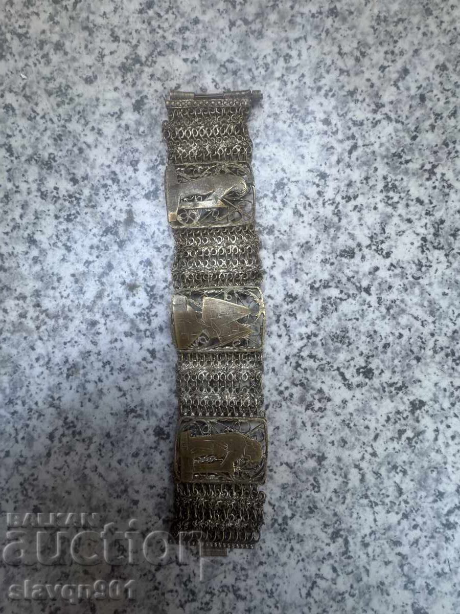 Old bracelet with ethnic motifs Old bracelet with ethnic motifs