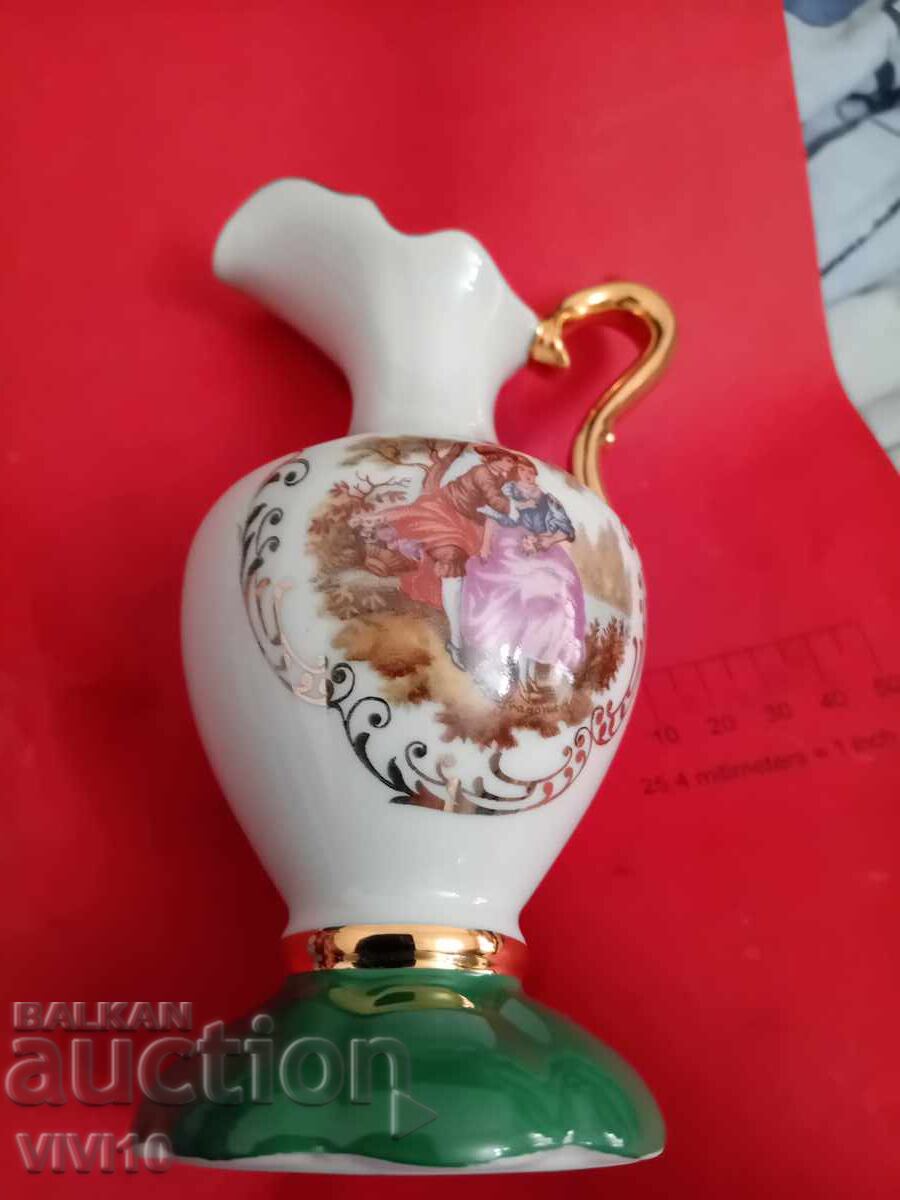 Аукцион Старинна каничка порцелан, Лимож 12см