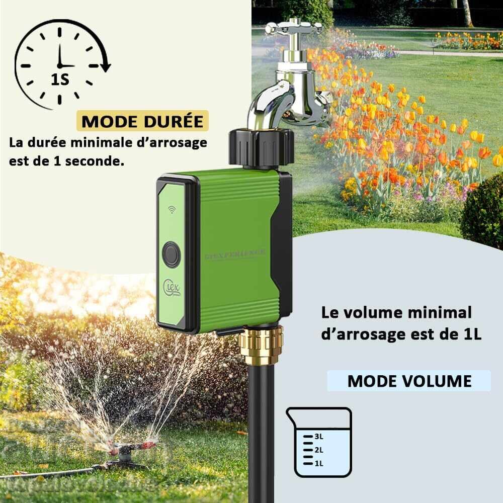 Smart Zigbee irrigation timer with water meter and WiFi control with price 39.00 BGN | € 19.94