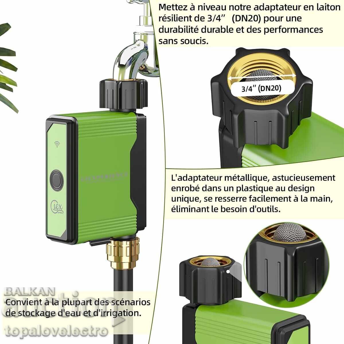 Auction  Smart Zigbee irrigation timer with water meter and WiFi control