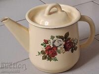 Ceainic rusesc emailat, vas emailat