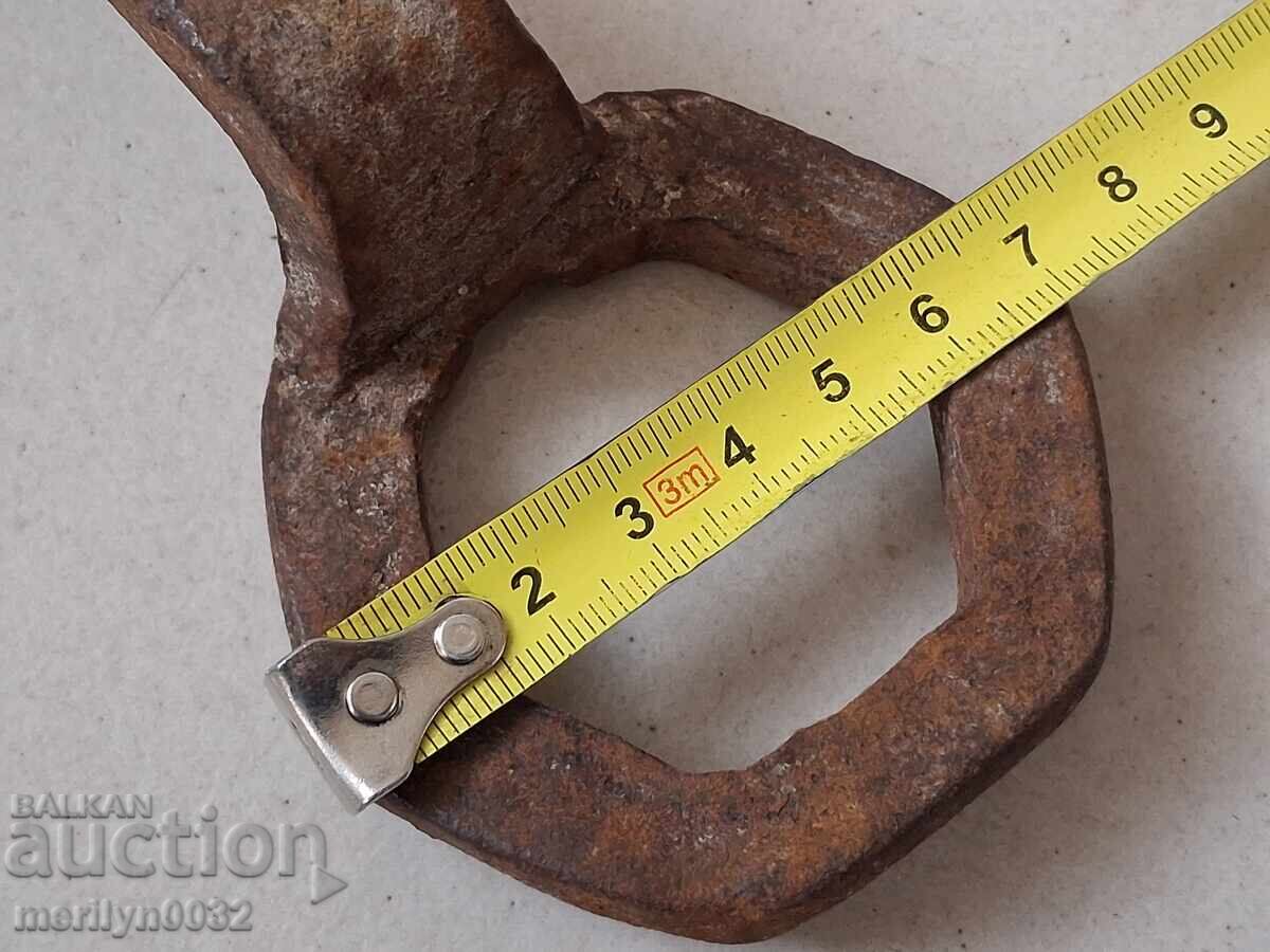 Old forged key from a blacksmith's workshop for a cart - 7 Old forged key from a blacksmith's workshop for a cart - 7