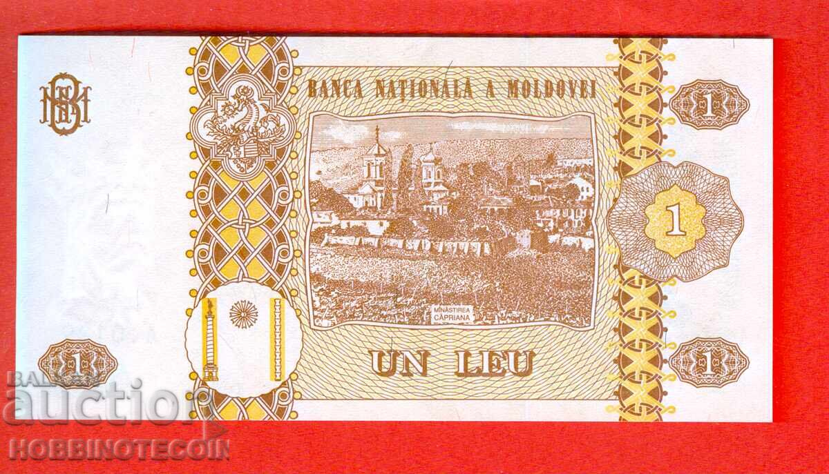 MOLDOVA MOLDOVA 1 Leu emisiune 2005 ASPECT VECHI NOU UNC cu preț 1.99 BGN | € 1.02