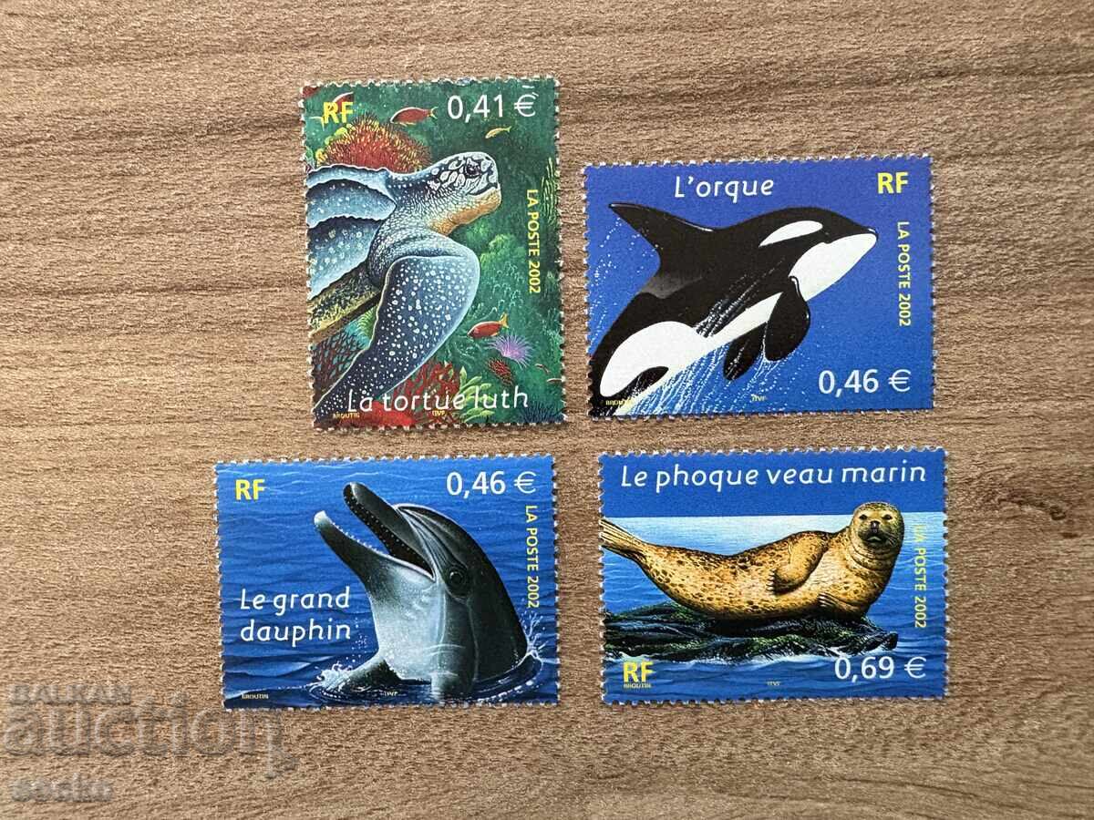 Франция - Морски живот (2002) MNH