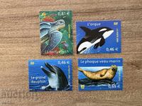 Франция - Морски живот (2002) MNH