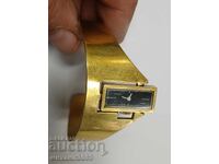 ΕΠΙΧΡΥΣΟ ΕΛΒΕΤΙΚΟ ΜΗΧΑΝΙΚΟ ΓΥΝΑΙΚΕΙΟ ΡΟΛΟΪ ΒΡΑΧΙΟΛΙ