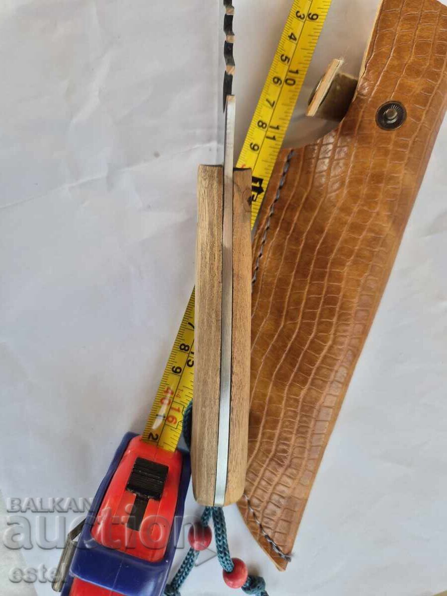 Κυνηγετικό κοντό μαχαίρι με θήκη - 6