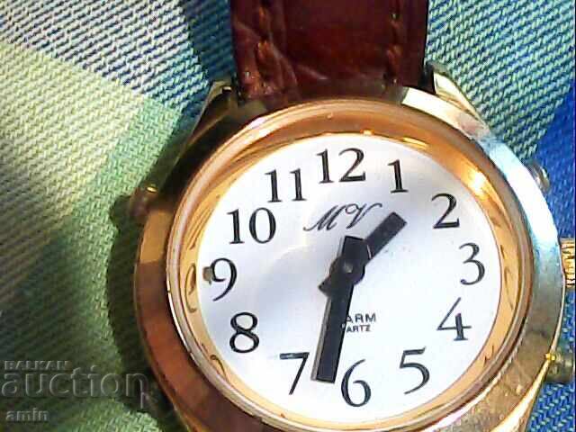 Delivery of 3 gold-plated watches, working, no batteries