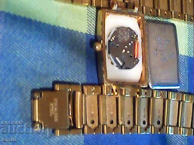 3 gold-plated watches, working, no batteries - 7
