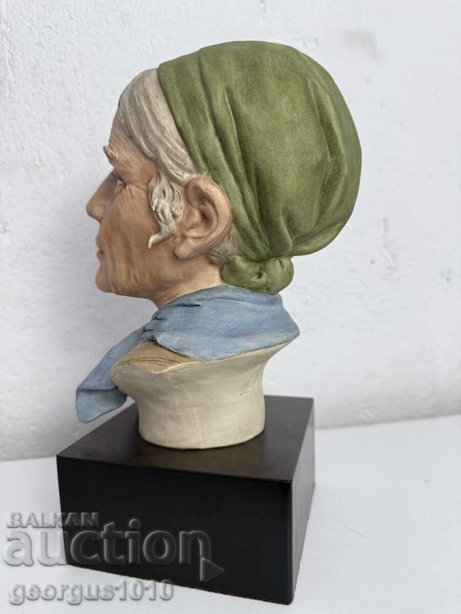 Πορσελάνινη προτομή Capodimonte №7567 - 5