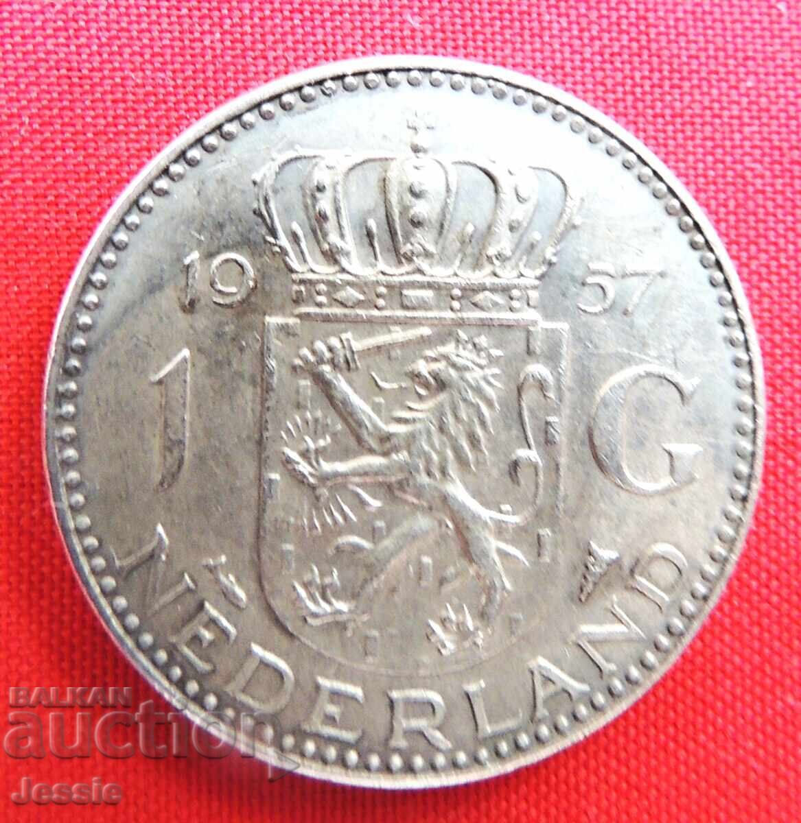 1 guilder 1957 Netherlands silver 1 guilder 1957 Netherlands silver