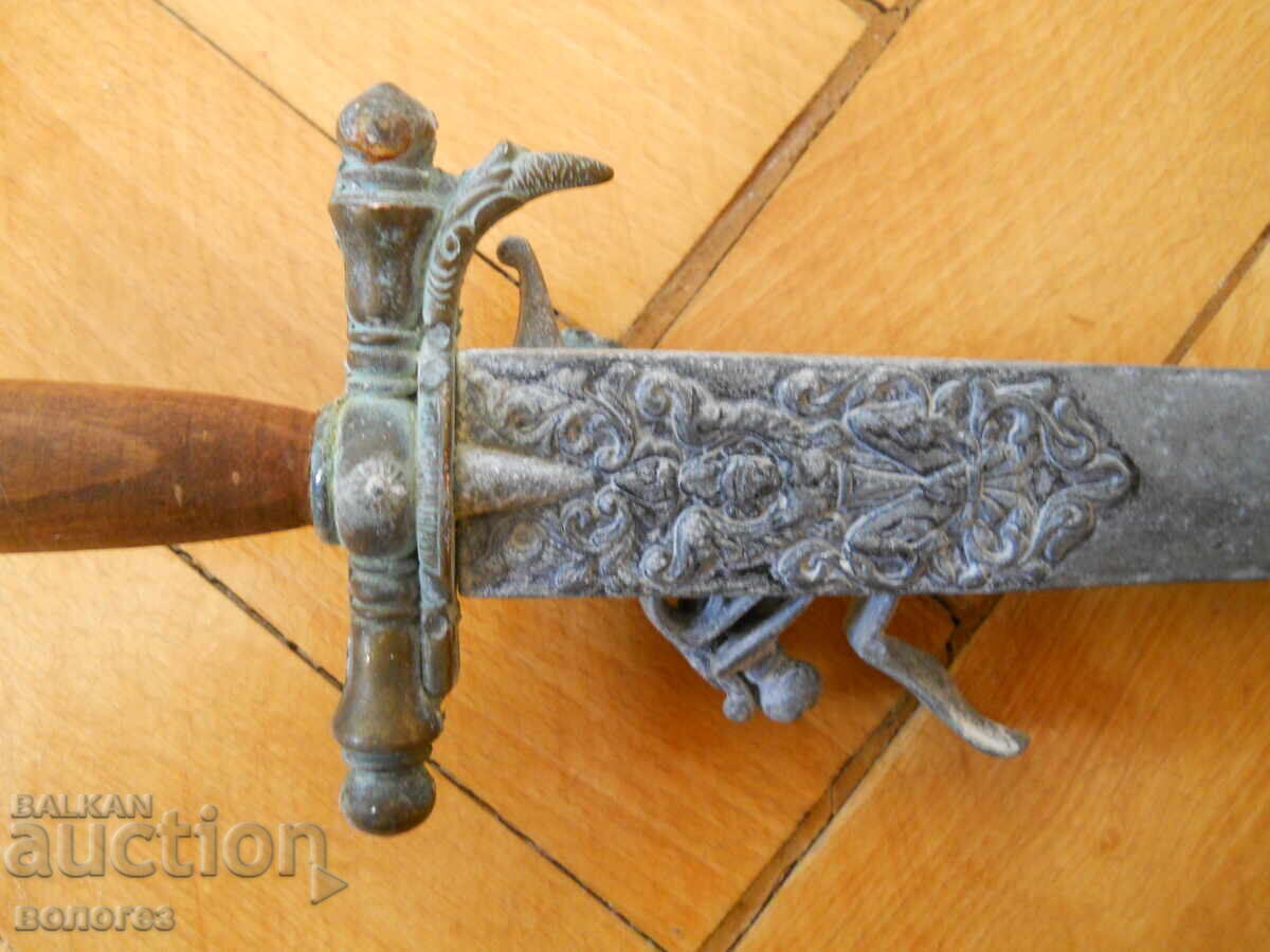 Παλαιό γαλλικό πιστόλι με πυρόλιθο - μαχαίρι (αντίγραφο) - 7 Παλαιό γαλλικό πιστόλι με πυρόλιθο - μαχαίρι (αντίγραφο) - 7