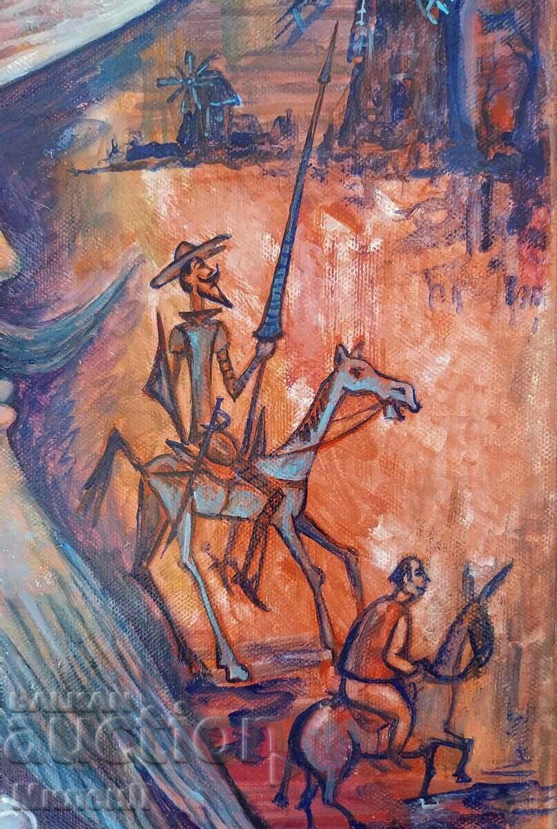Tablou acrilic Don Quijote - 5