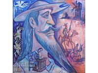 Acrylic painting Don Quixote