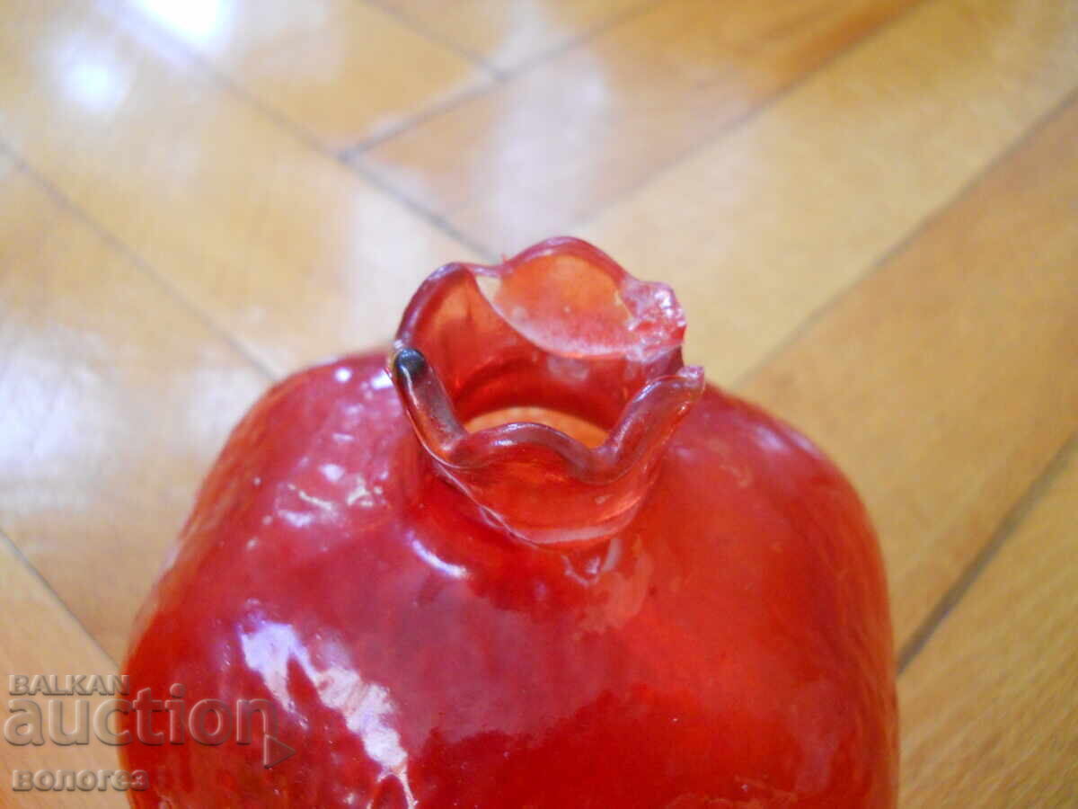 Glass vase set - pomegranates - 5 Glass vase set - pomegranates - 5