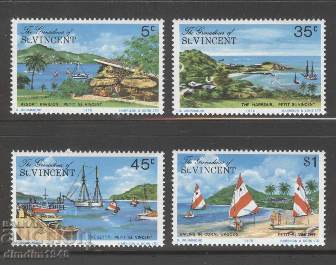 Σεντ Βίνσεντ 1975 - Πλοία, καθαρή πλήρης σειρά