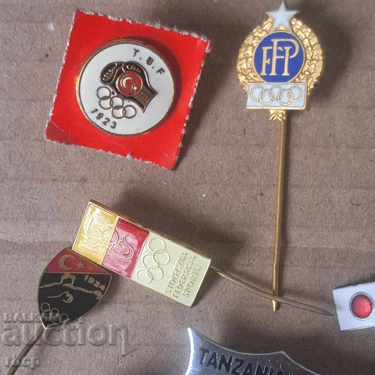 Lot de insigne olimpice - 5