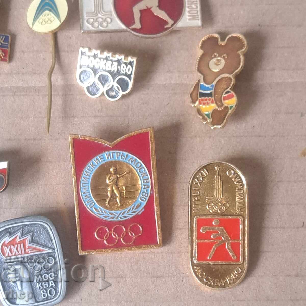 Lot de insigne olimpice - 7