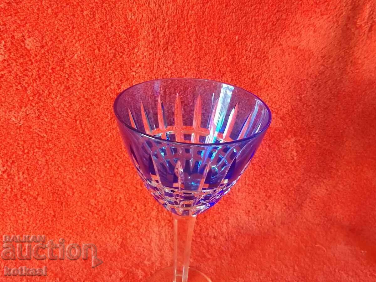 Old colored solid crystal glass Germany with price 65.50 BGN | € 33.49