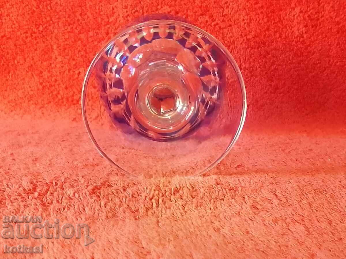 Livrarea Sticlă de cristal masiv colorată veche Germania