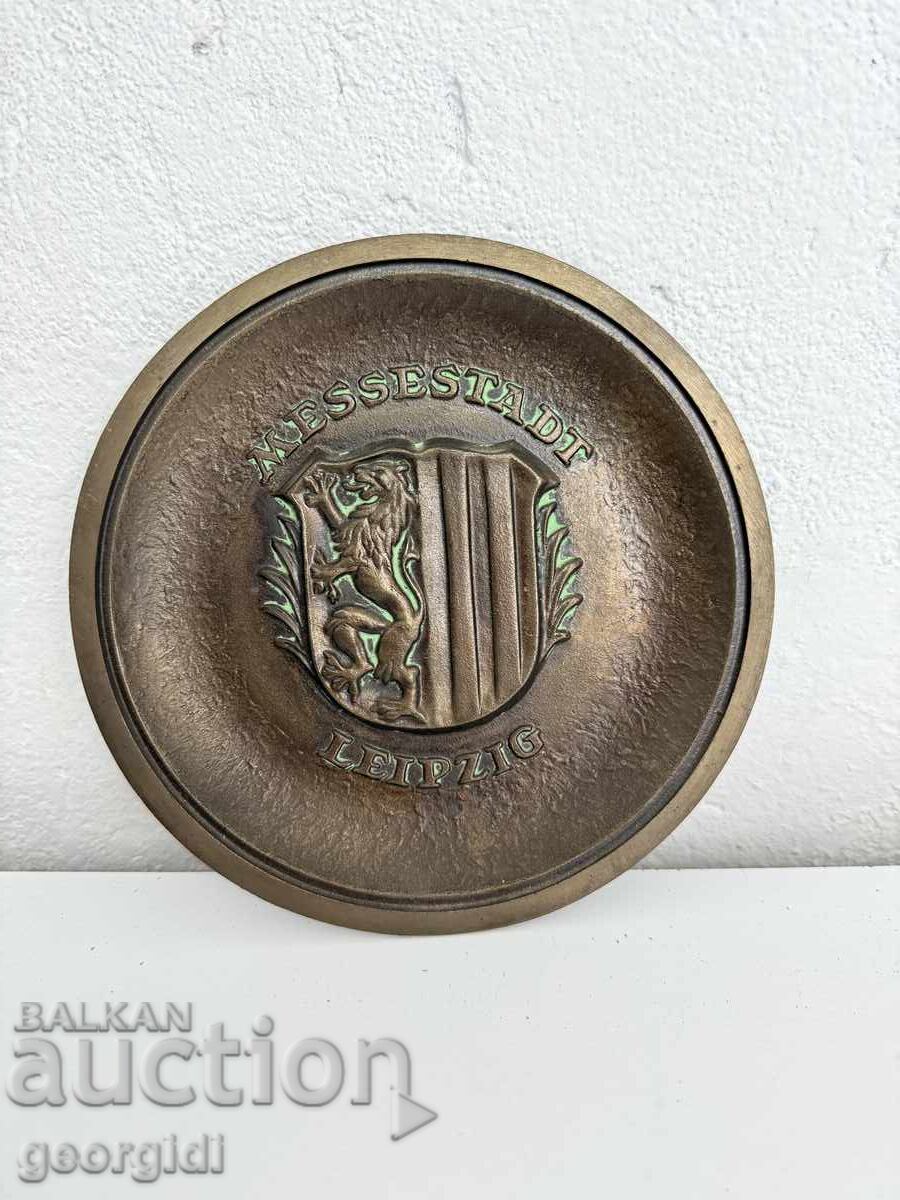 Bronze Plaque / Plate Leipzig Bronze Plaque / Plate Leipzig