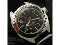 Soviet Steel Watch Vostok Amphibious Ship USSR Navy