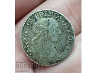 1/12 Écu Franța 1665g provincia "DOMBES"