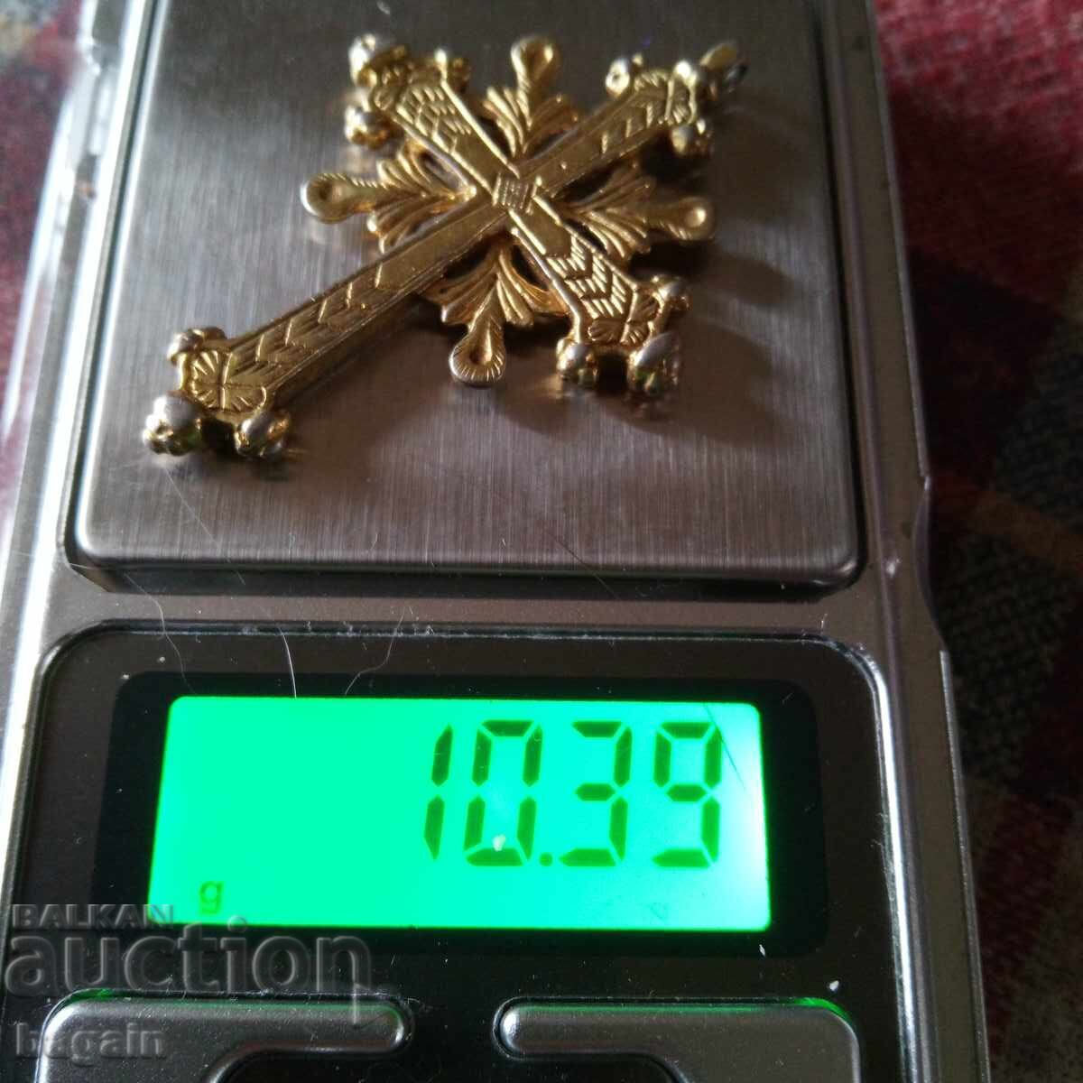 Cruce de argint cu aurire cu mercur din perioada Renașterii - 5 Cruce de argint cu aurire cu mercur din perioada Renașterii - 5