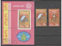 Индонезия 1982г. - Птици - серия и блок чисти