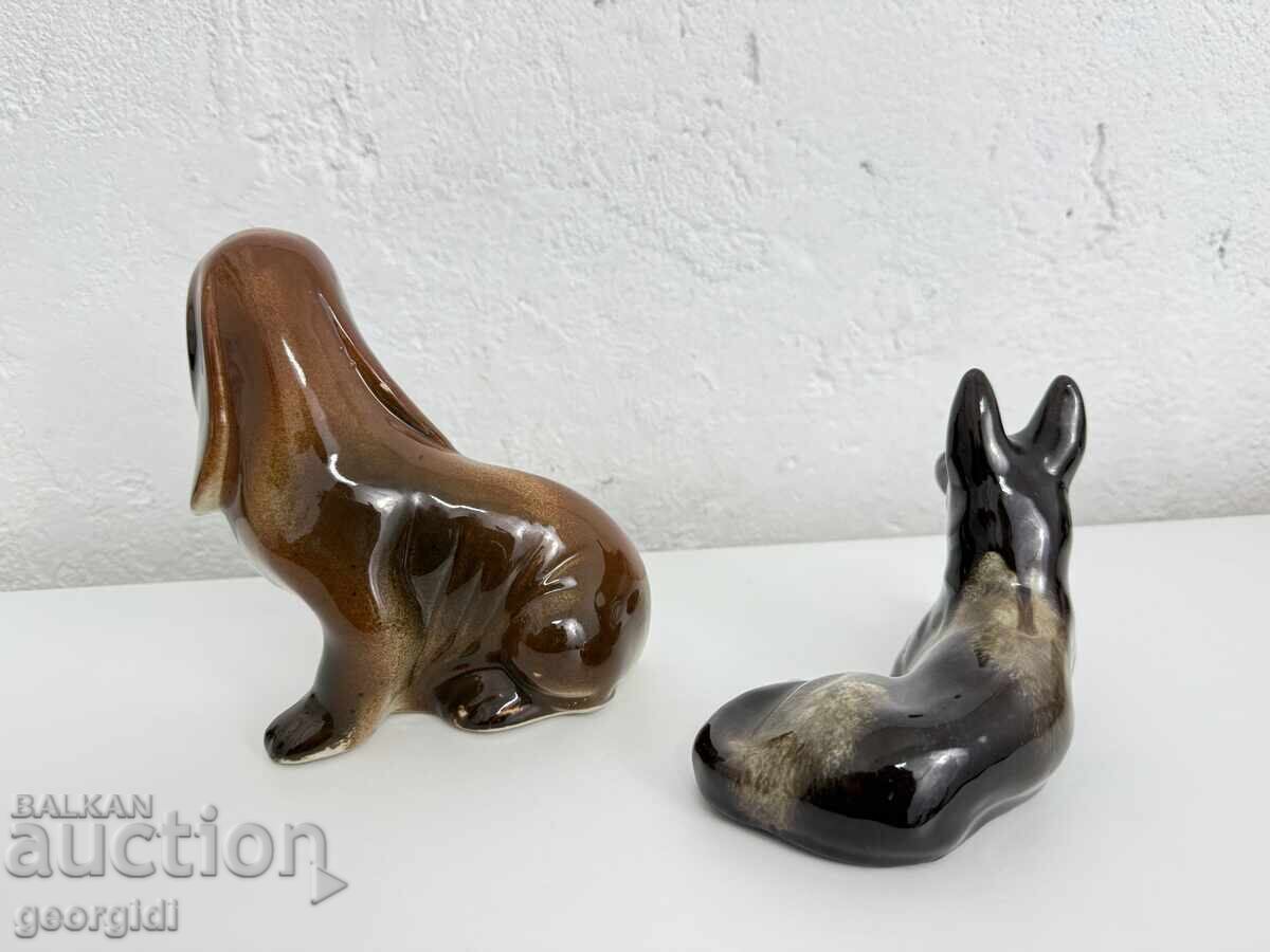 LOT of old German ceramic dogs with price 5.50 BGN | € 2.81 LOT of old German ceramic dogs with price 5.50 BGN | € 2.81