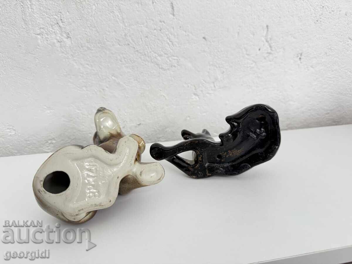 Delivery of LOT of old German ceramic dogs Delivery of LOT of old German ceramic dogs