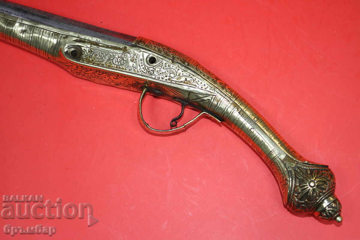 Auction Flintlock pistol, flintlock, without mechanism Auction Flintlock pistol, flintlock, without mechanism